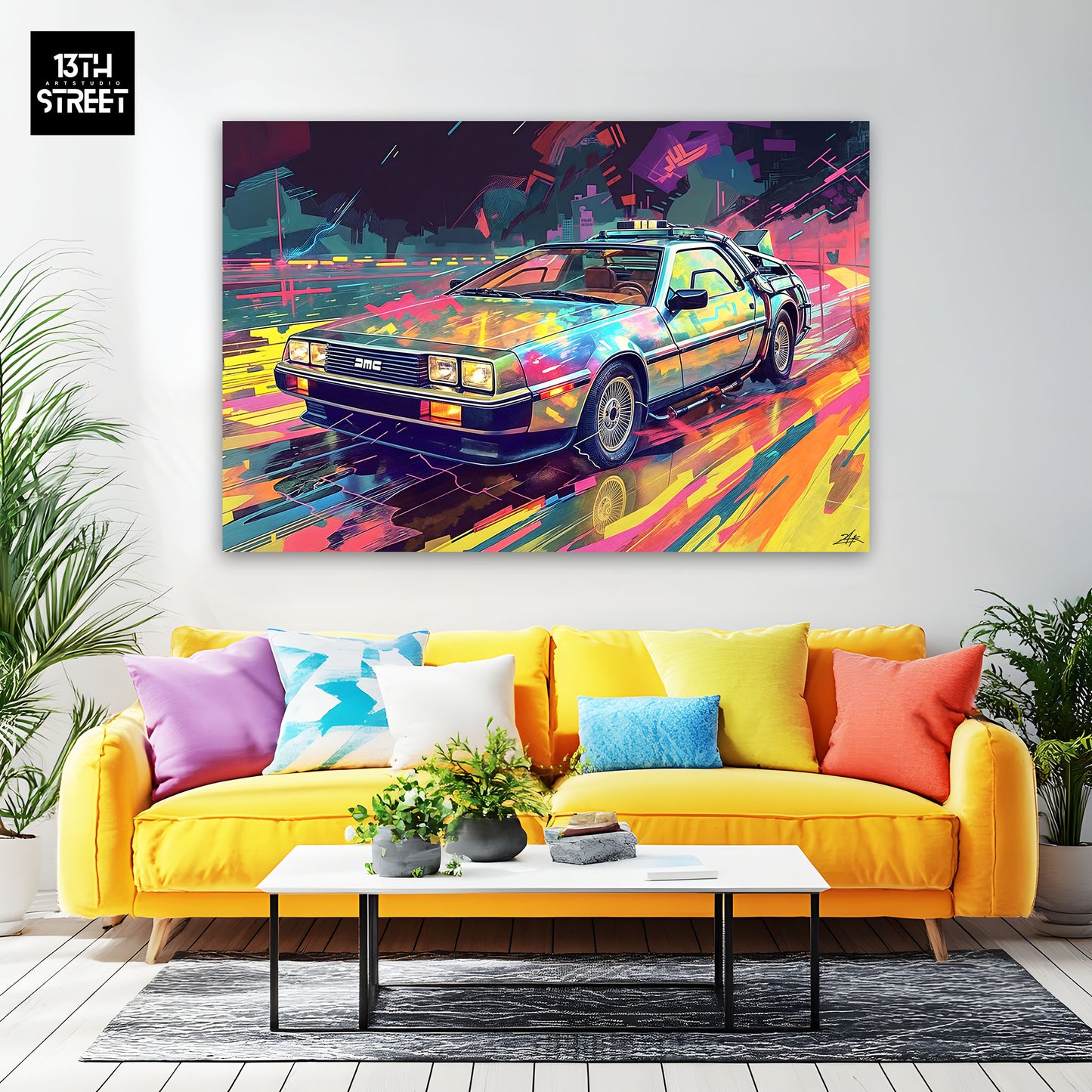 Zak - Dolorean - Canvas
