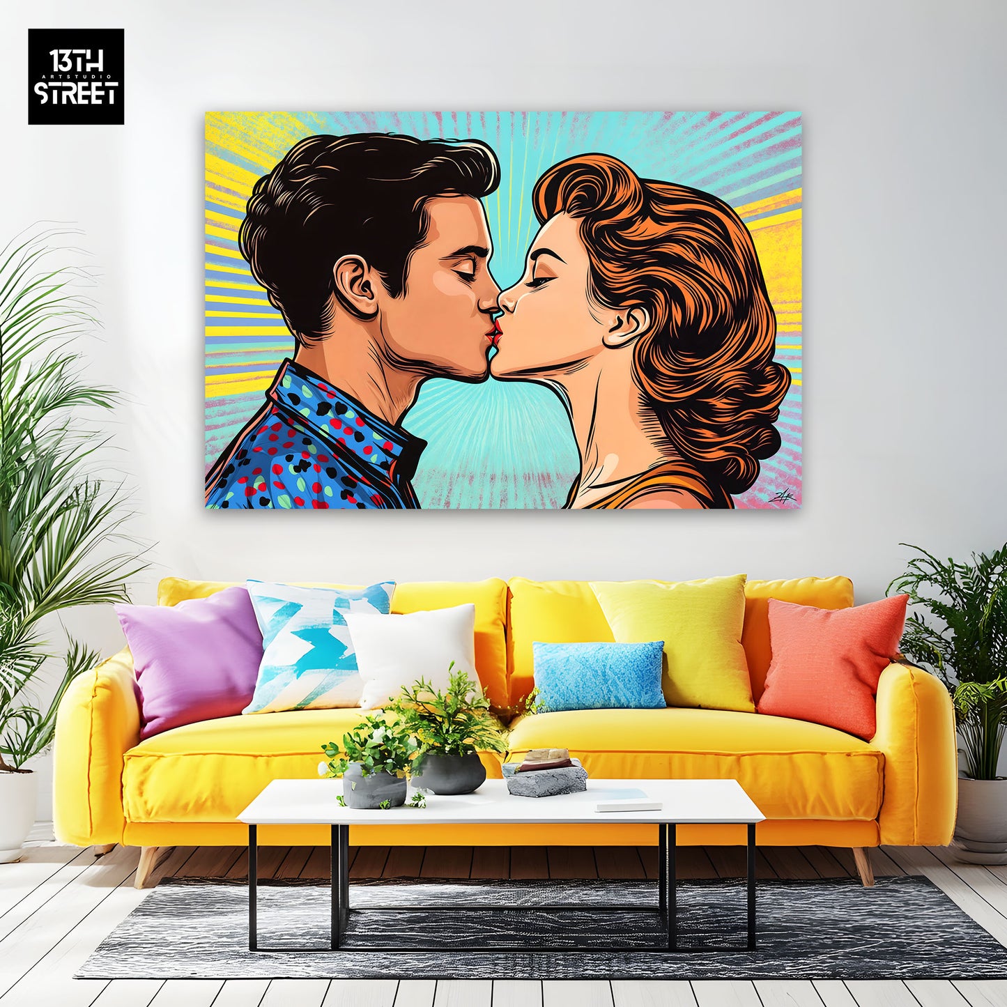 Zak – Kiss Kiss Bang Bang – Leinwand