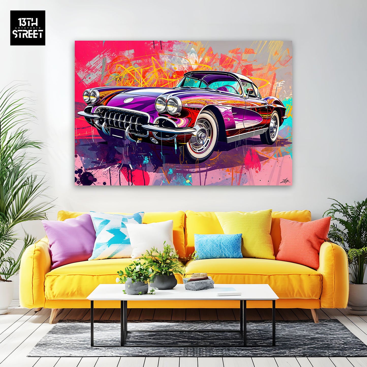Zak – Chevrolet Corvette – Leinwand
