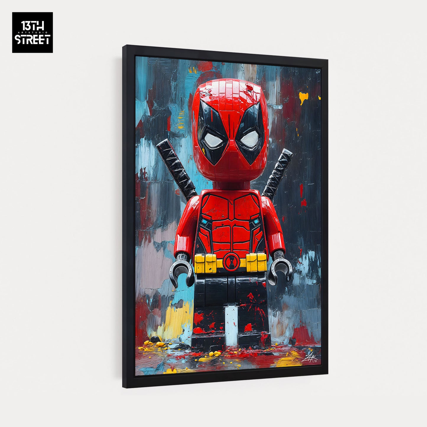 Zak - Lego DeadPool - Canvas 40x60x2cm