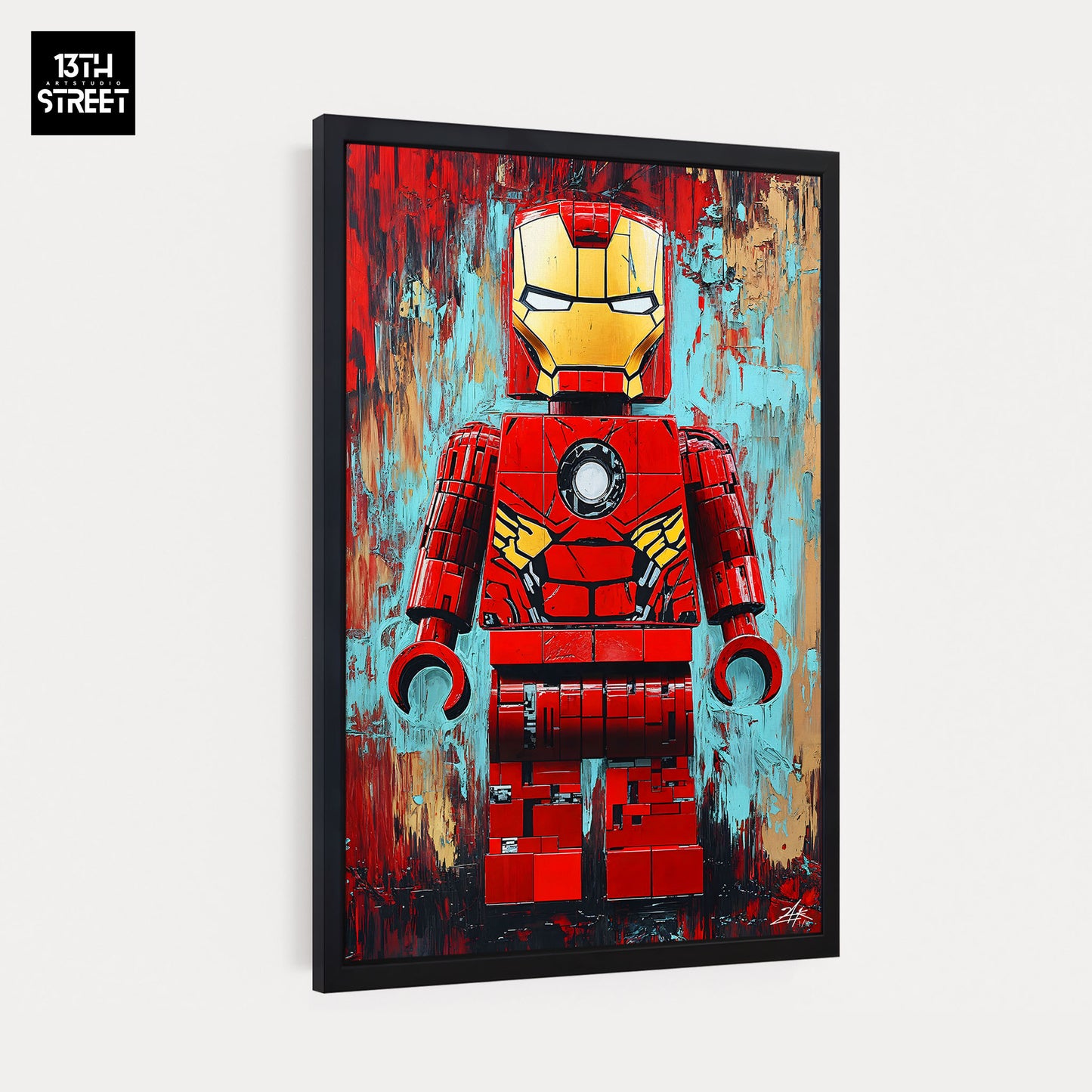 Zak - Lego Iron Man - Canvas 40x60x2cm