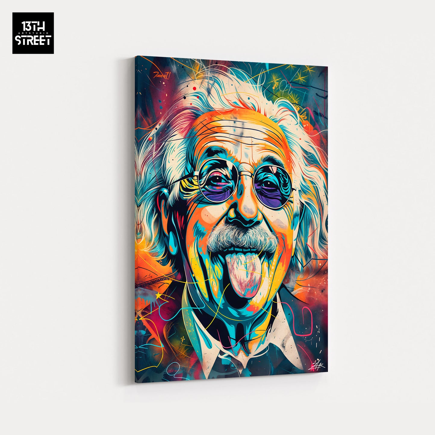 Zak - Albert Einstein Mind of Genius - Canvas
