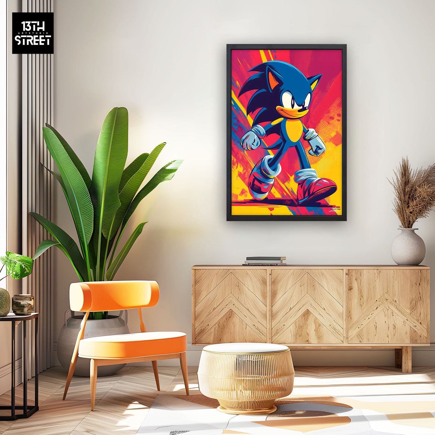 Zak - Sonic Pop - Canvas 40x60x2cm