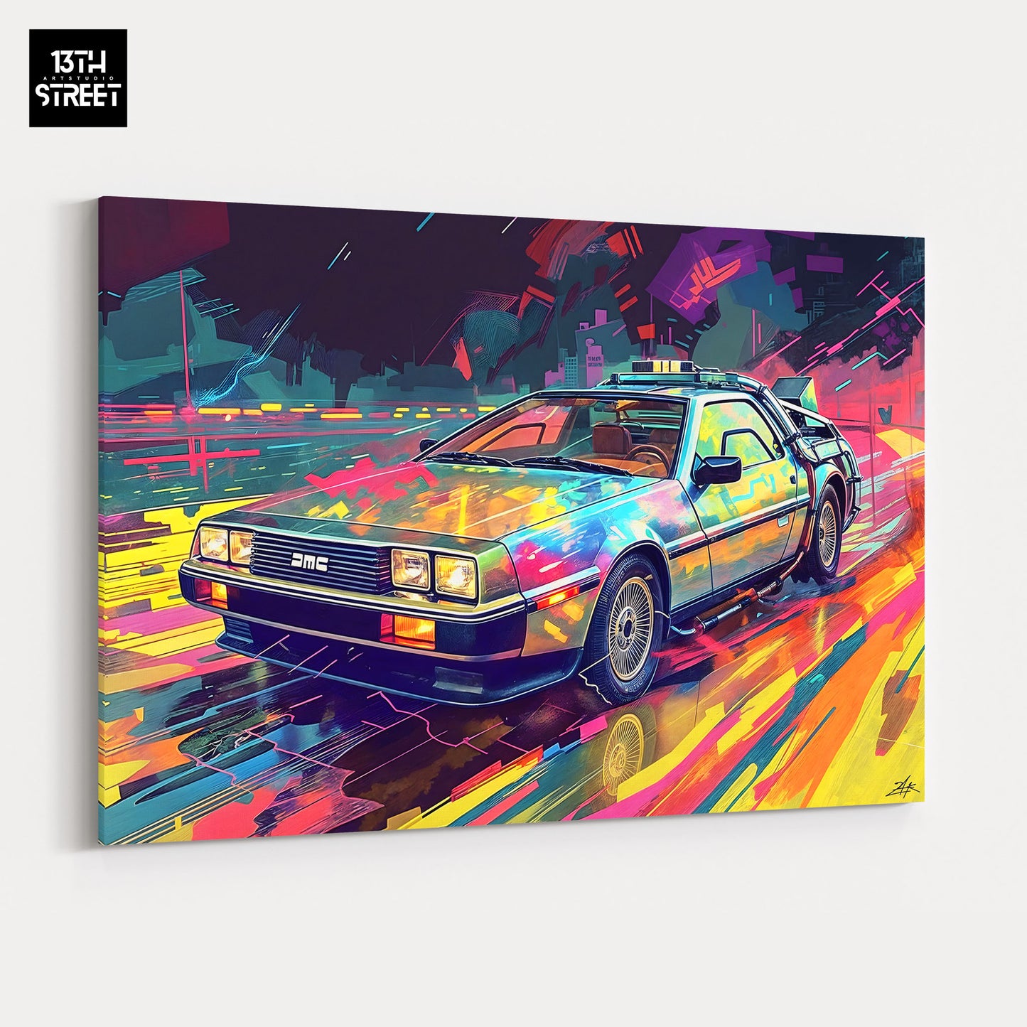 Zak - Dolorean - Canvas