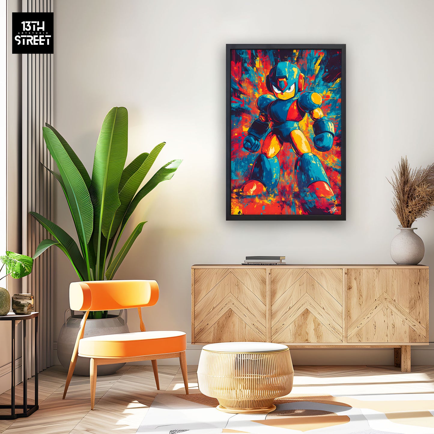 Zak - Megaman Pop - Canvas 40x60x2cm