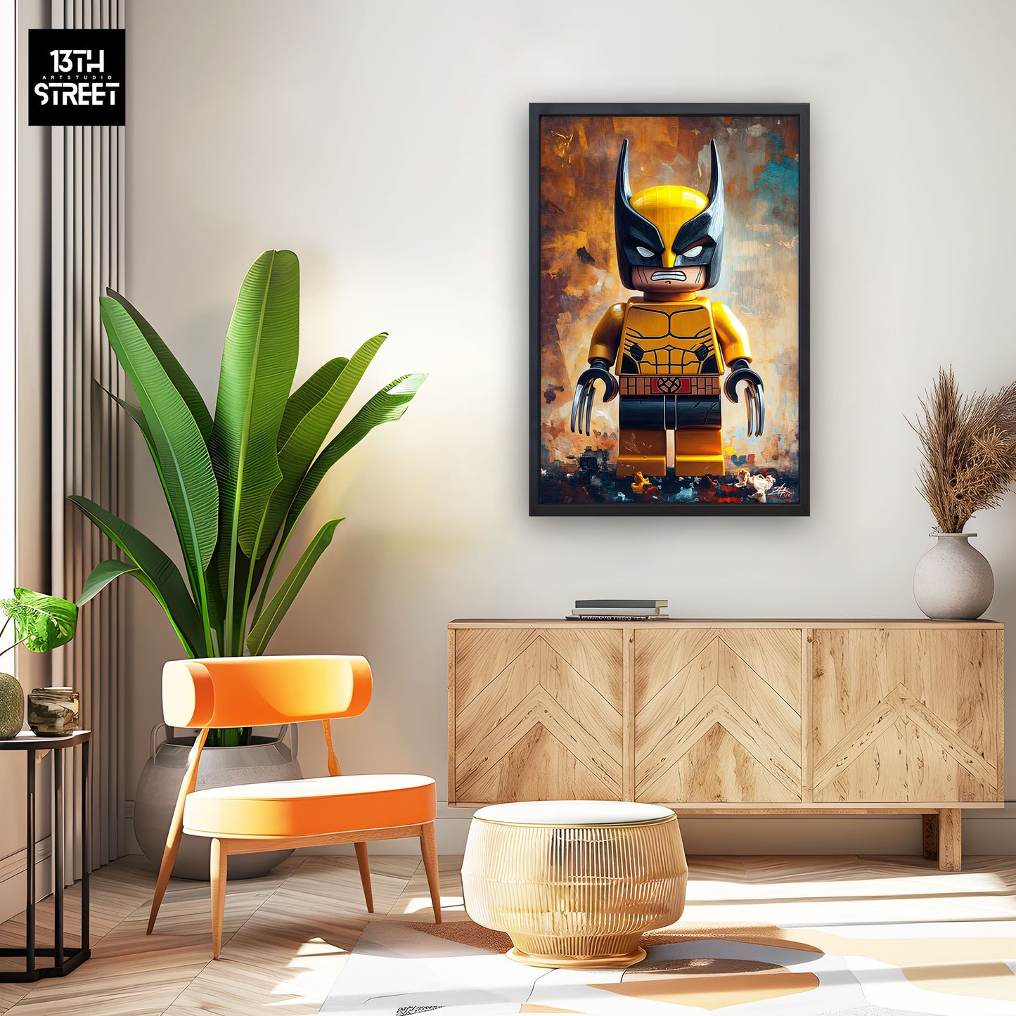Zak - Lego Wolverine - Canvas 40x60x2cm