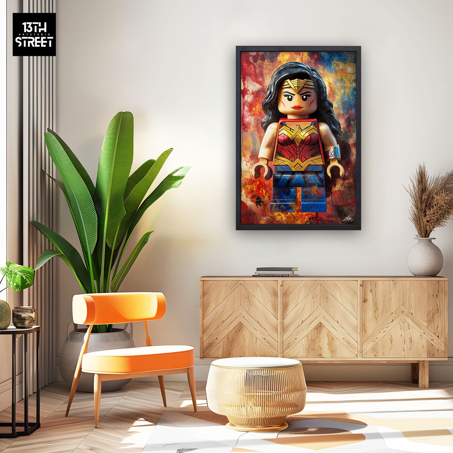 Zak - Lego Wonder Woman - Canvas 40x60x2cm