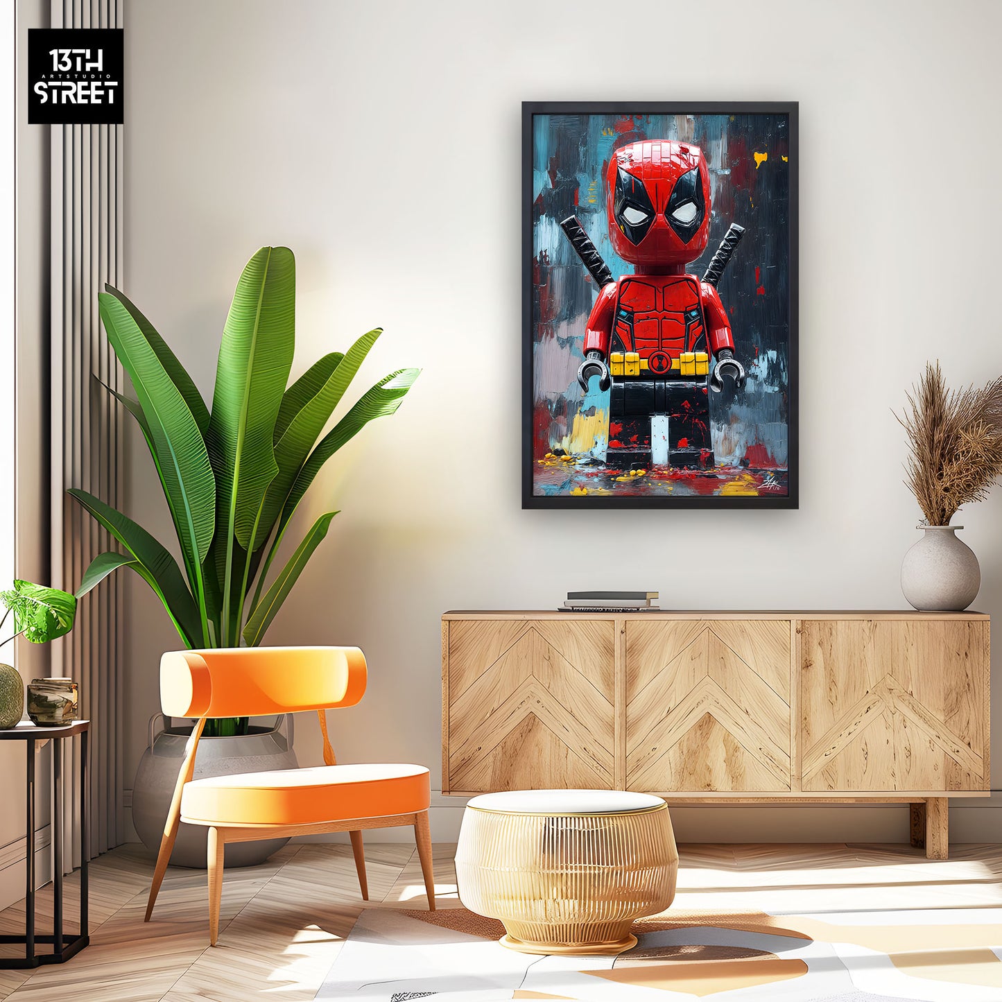 Zak - Lego DeadPool - Canvas 40x60x2cm