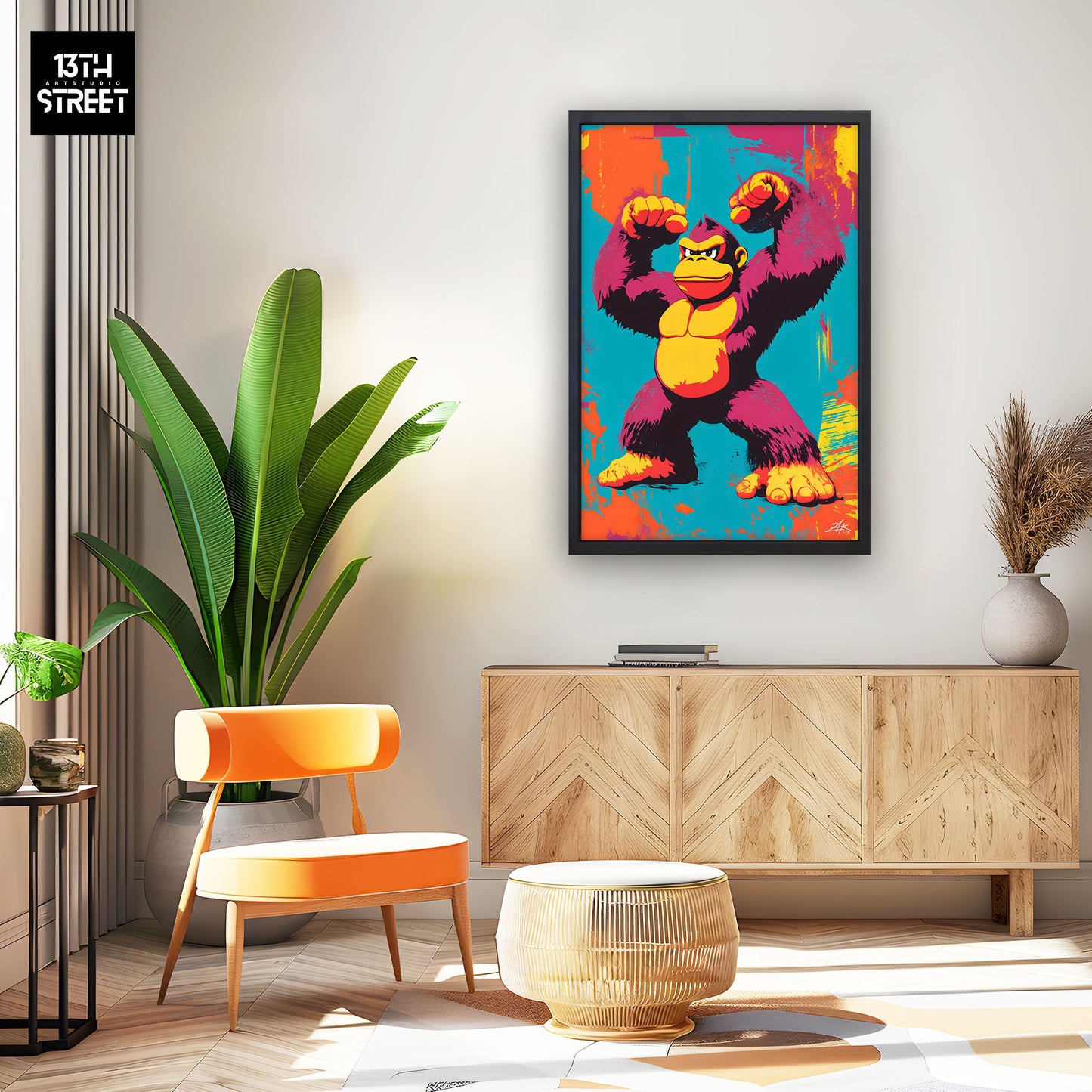 Zak - Donkey Kong Pop - Canvas 40x60x2cm