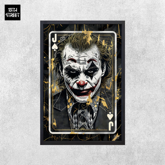 Blake – Joker Card Collection V.Gold – Leinwand 40 x 60 x 2 cm