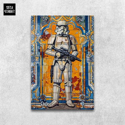 Blake – Stormtrooper V.Tiling – Plexiglas 40 x 60 x 0,3 cm