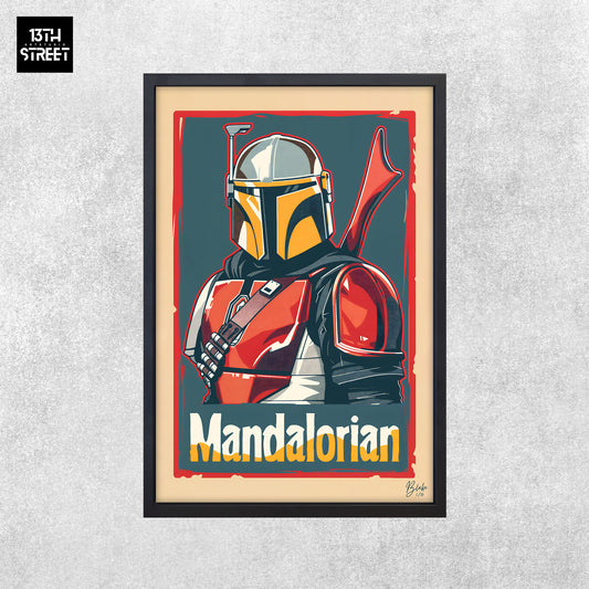 Blake – Mandalorian Card Collection V.Color – Leinwand 40 x 60 x 2 cm