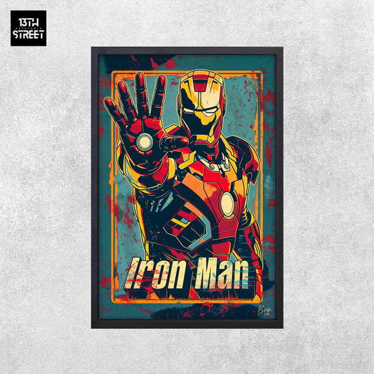 Blake - Iron Man Card Collection V.Color - Toile 40x60x2cm