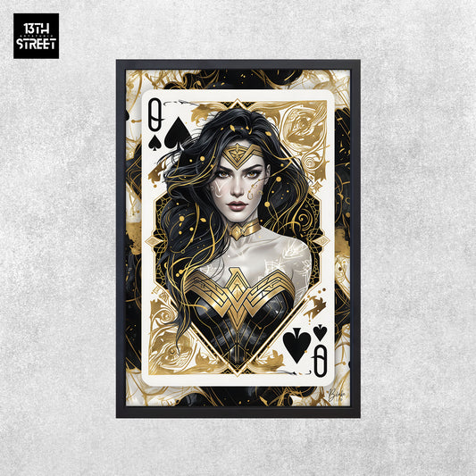 Blake - Wonder Woman Card Collection V.Gold - Toile 40x60x2cm