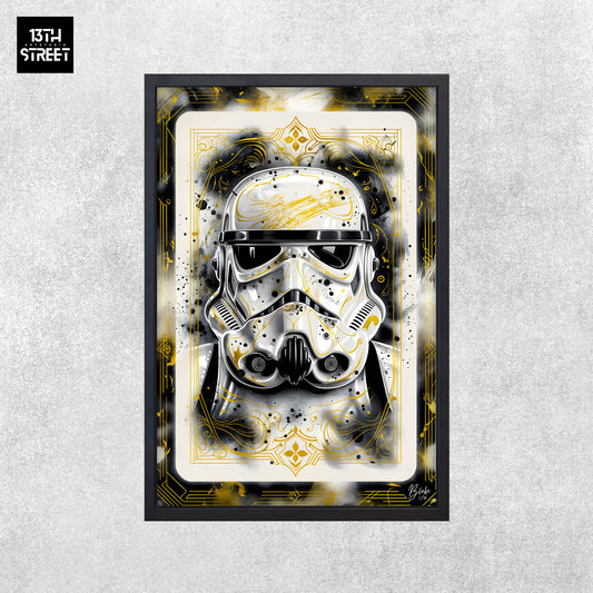 Blake - Stormtrooper  Card Collection V.Gold - Toile 40x60x2cm