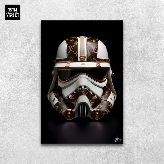 Blake - Head stormtrooper V.Louis Vuitton - Plexiglass 40x60x0.3cm