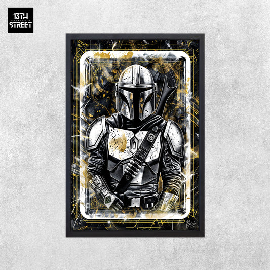 Blake - Mandalorian Card Collection V.Gold - Toile 40x60x2cm