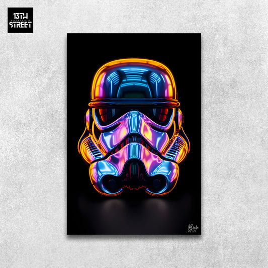 Blake - Head Stormtrooper V.Holographique - Plexiglass 40x60x0.3cm