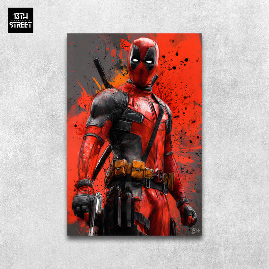 Blake - Deadpool Red Mercenary - Toile