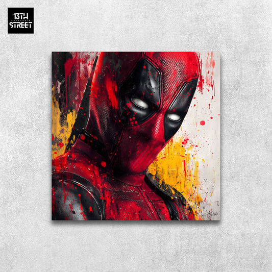 Blake - Deadpool Laughing at Death - Toile