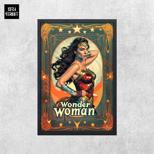 Blake - Wonder Woman Card Collection V.Color - Toile 40x60x2cm