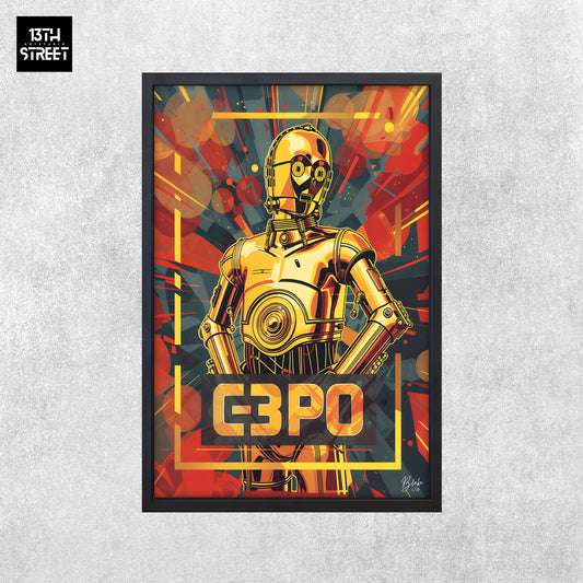 Blake - C-3PO Card Collection V.Color - Canvas 40x60x2cm