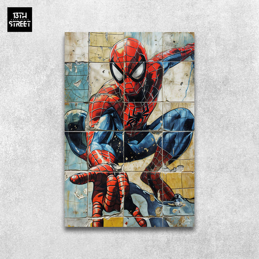 Blake - Spiderman V.Tiling - Plexiglass 40x60x0.3cm