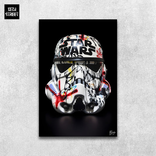 Blake - Head Stormtrooper V.Vandal - Plexiglass 40x60x0.3cm