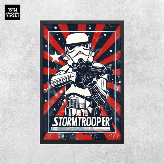 Blake – Stormtrooper Card Collection V.Color – Leinwand 40 x 60 x 2 cm