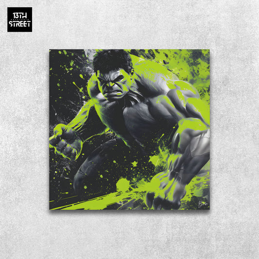 Blake - Hulk The Green Divide - Toile