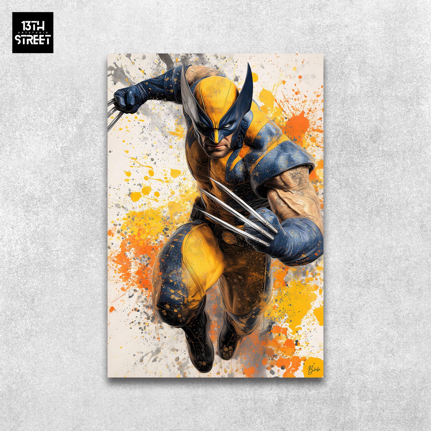 Blake - Wolverine Steel and Flesh - Toile