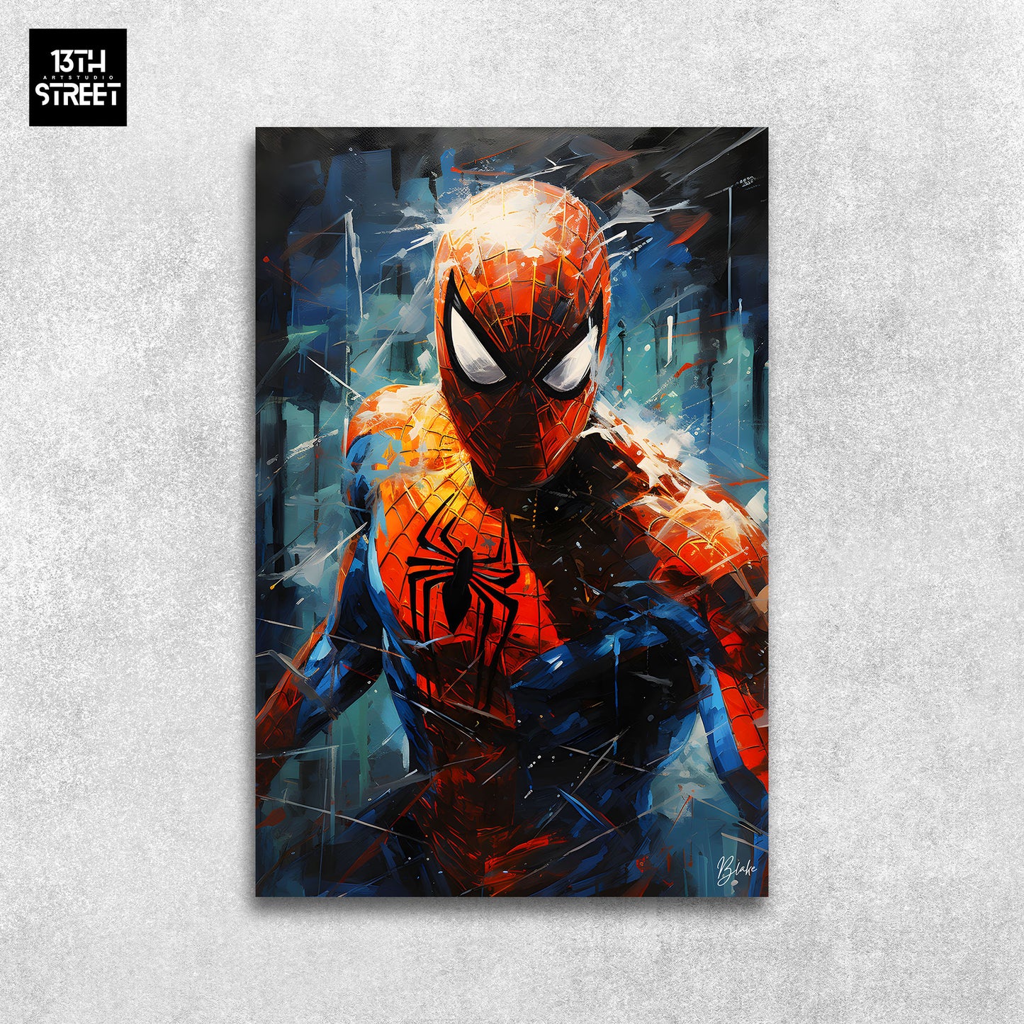 Blake - Spider Man The Sky Climber - Canvas