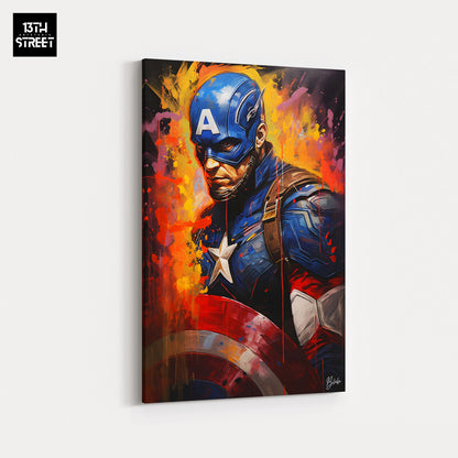 Blake – Captain America Starry Avenger – Leinwand