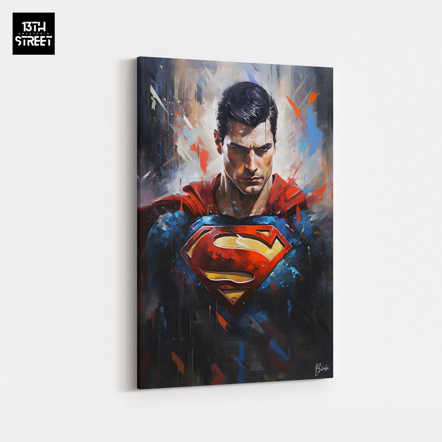 Blake - Superman The Kryptonian - Canvas