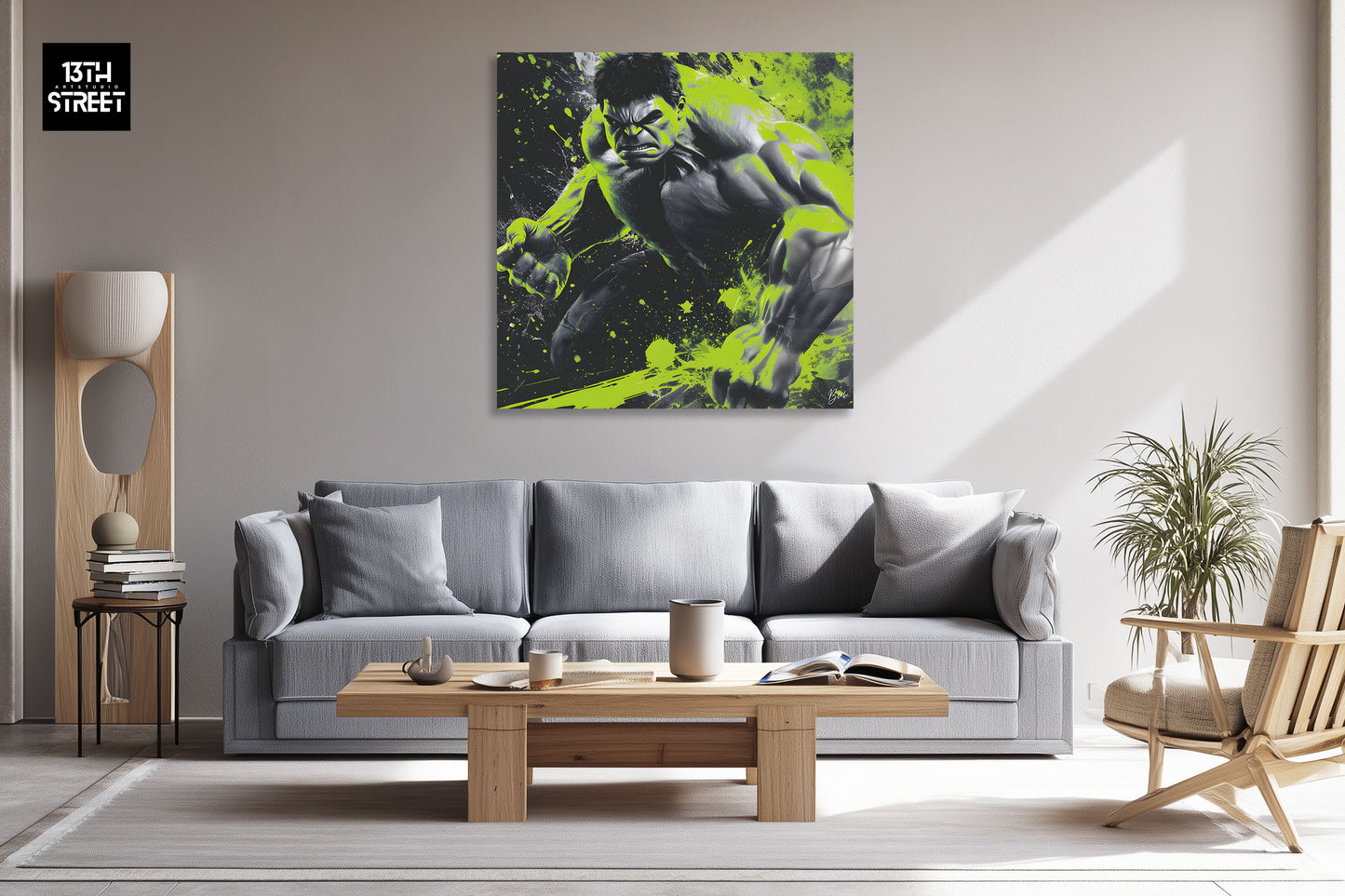 Blake - Hulk The Green Divide - Toile