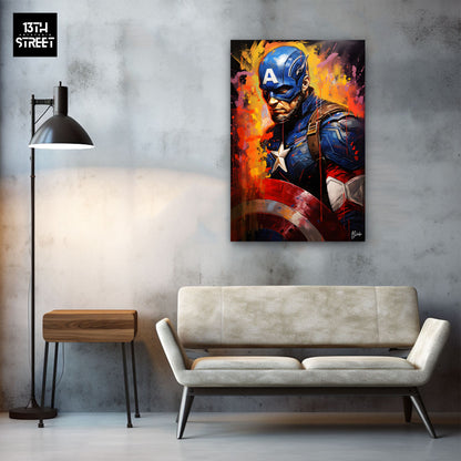 Blake - Captain America Star Avenger - Canvas