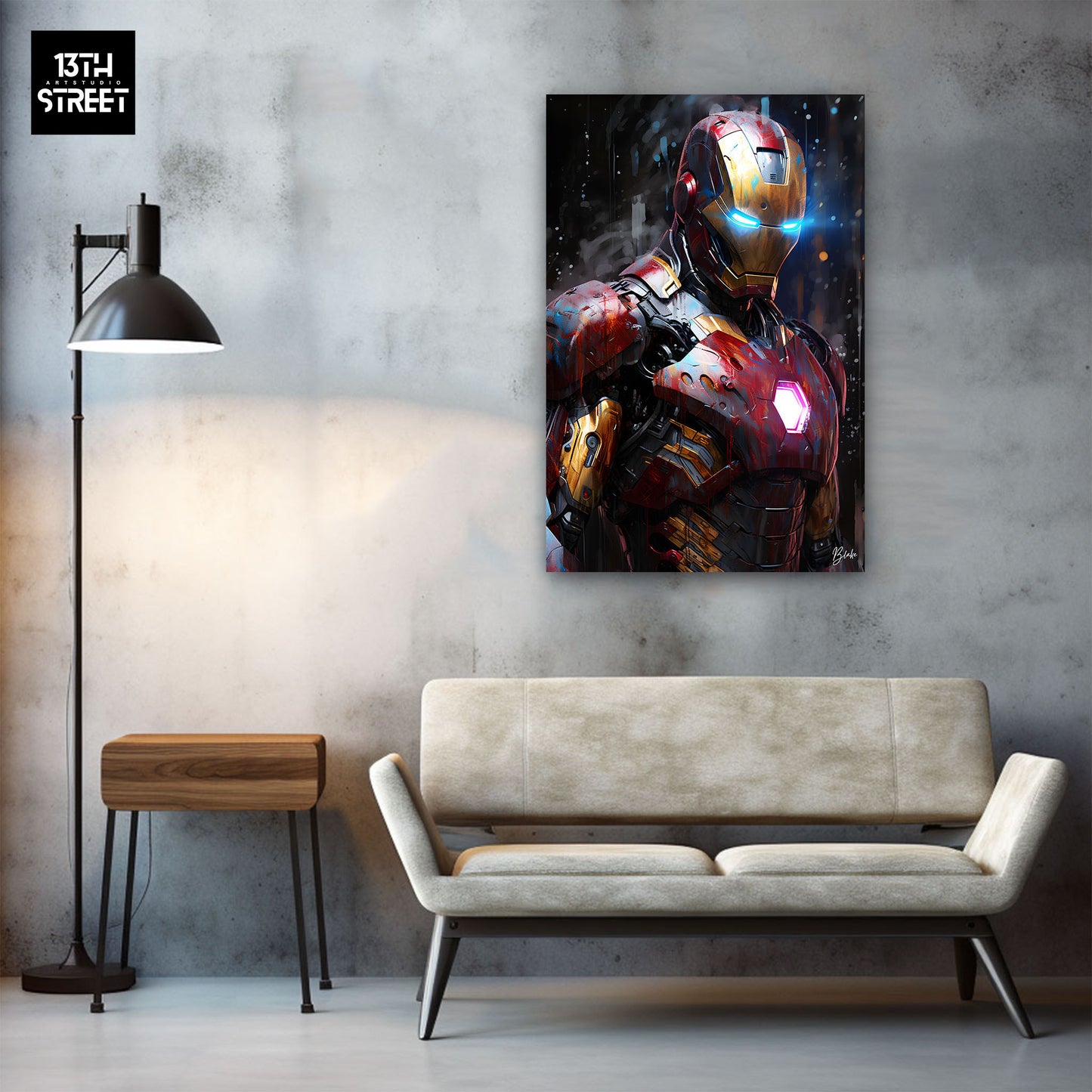 Blake - Iron Man L'Homme d'Acier - Toile