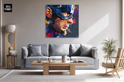 Blake - Captain America Soldier - Toile