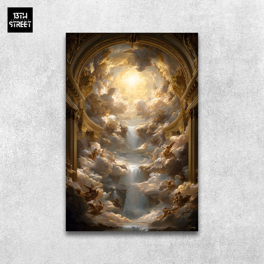 Davinsky - La Cascade des Lumières - Toile