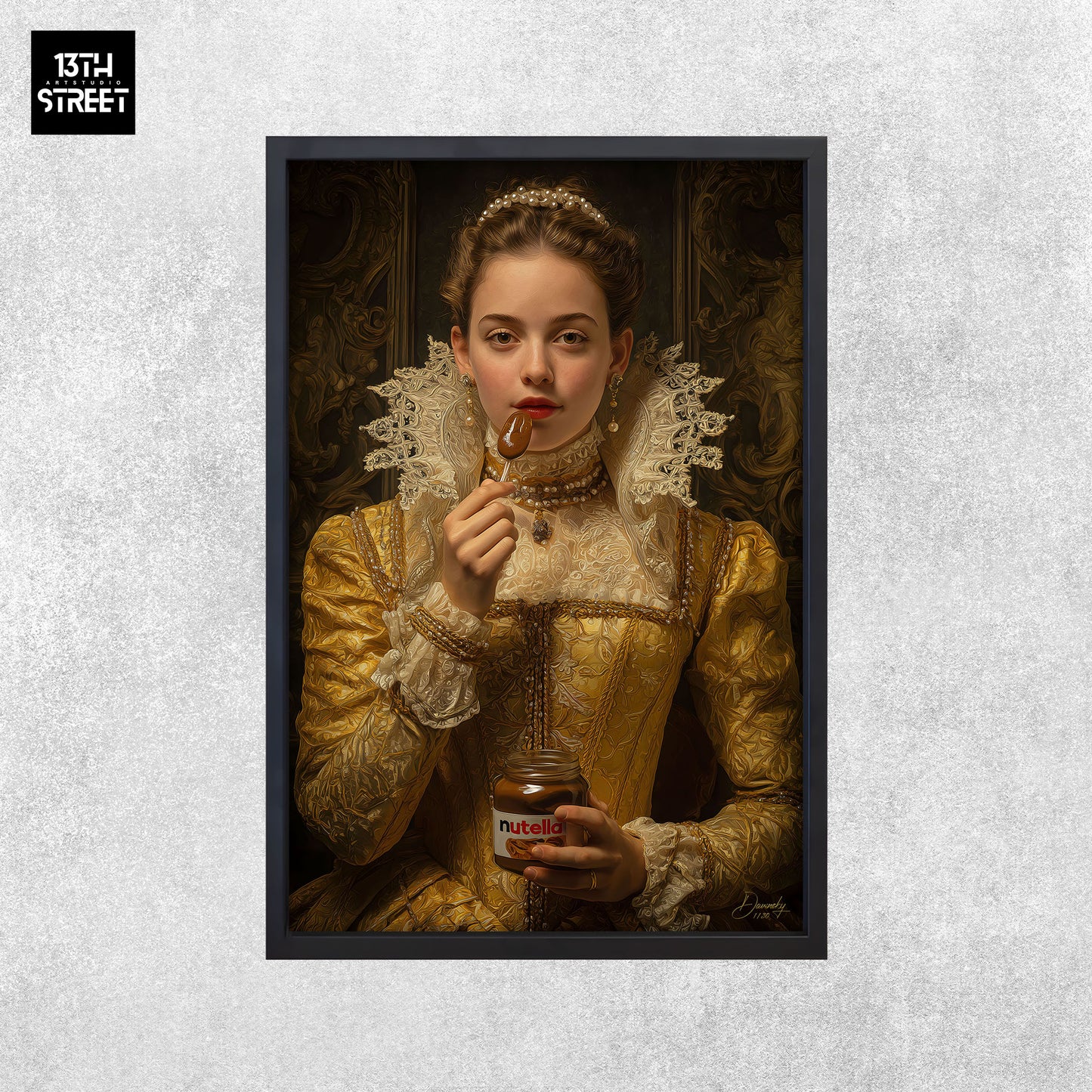 Davinsky - Délice Défendu Nutella - Toile 40x60x2cm