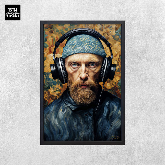 Davinsky - Van Gogh l'Oreille Musicale - Toile 40x60x2cm