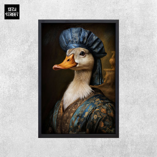 Davinsky - Duck de Vinci - Toile 40x60x2cm