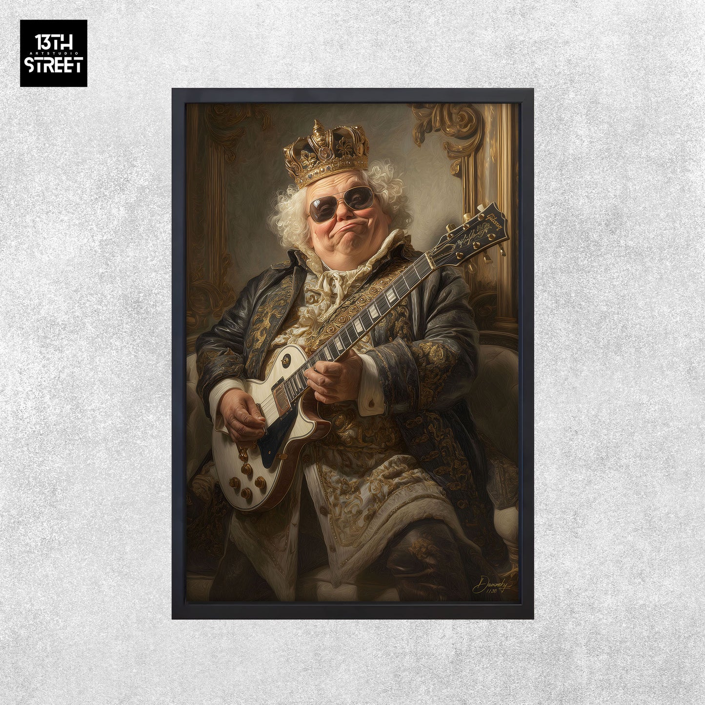 Davinsky - Mélodie du Trône Gibson - Toile 40x60x2cm