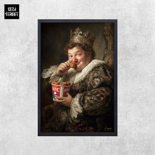 Davinsky - Festin Royal KFC - Toile 40x60x2cm