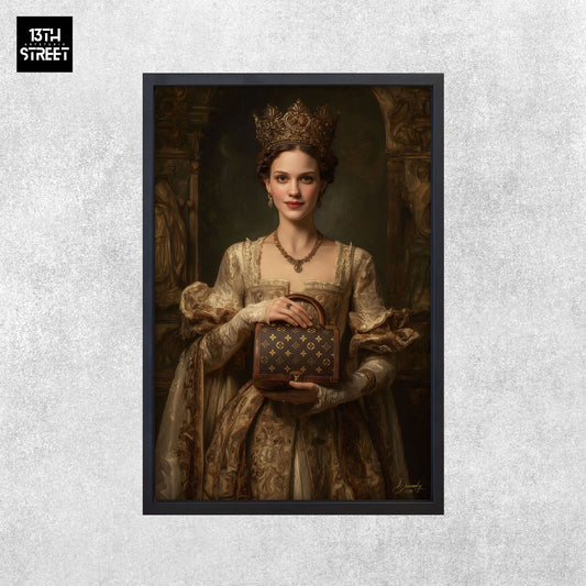 Davinsky - Élégance en Main Louis Vuitton - Toile 40x60x2cm