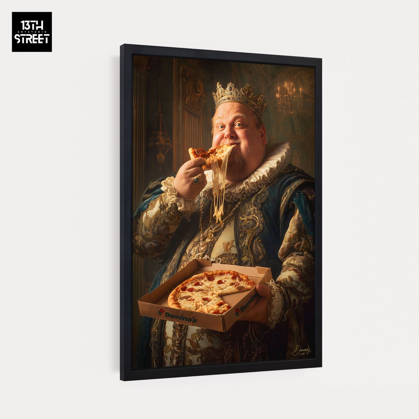 Davinsky - Festin de Trône Domino's- Toile 40x60x2cm