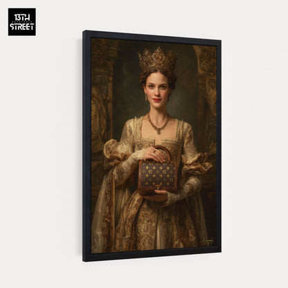 Davinsky - Eleganz in den Händen Louis Vuitton - Leinwand 40x60x2cm