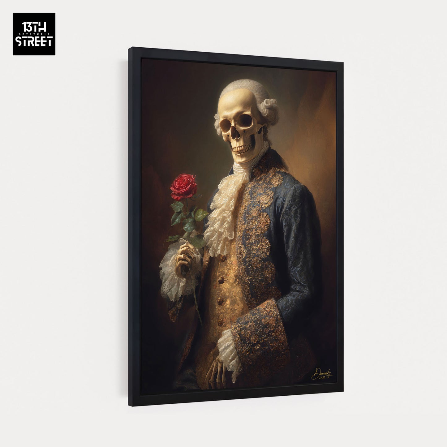 Davinsky - Herz wartet Tinder - Leinwand 40x60x2cm