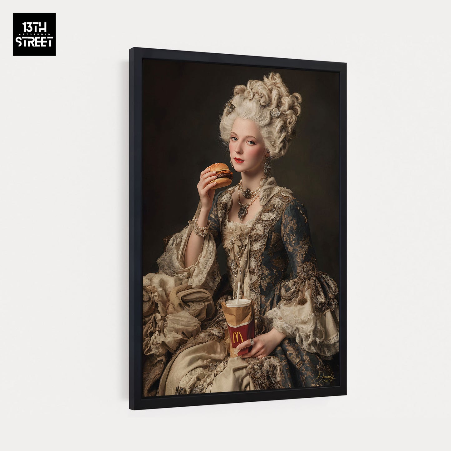 Davinsky - Der Geschmack der Macht McDonald’s - Leinwand 40x60x2cm