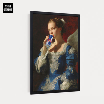 Davinsky - Pouvoir Ailé Red Bull - Toile 40x60x2cm